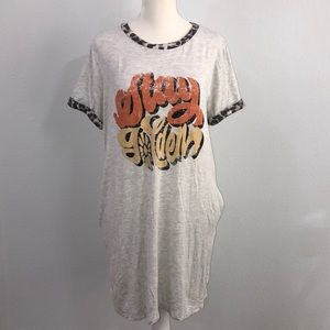 Vanilla Bay Boutique Stay Golden T-shirt Dress